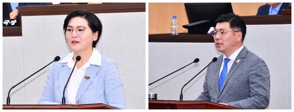 ▲ 박성미,구민호 여수시의원