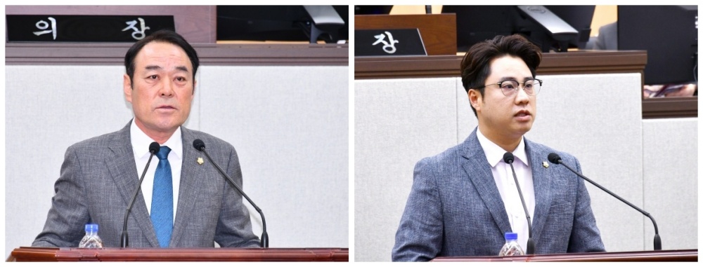 ▲ 주재현, 이석주 여수시의원