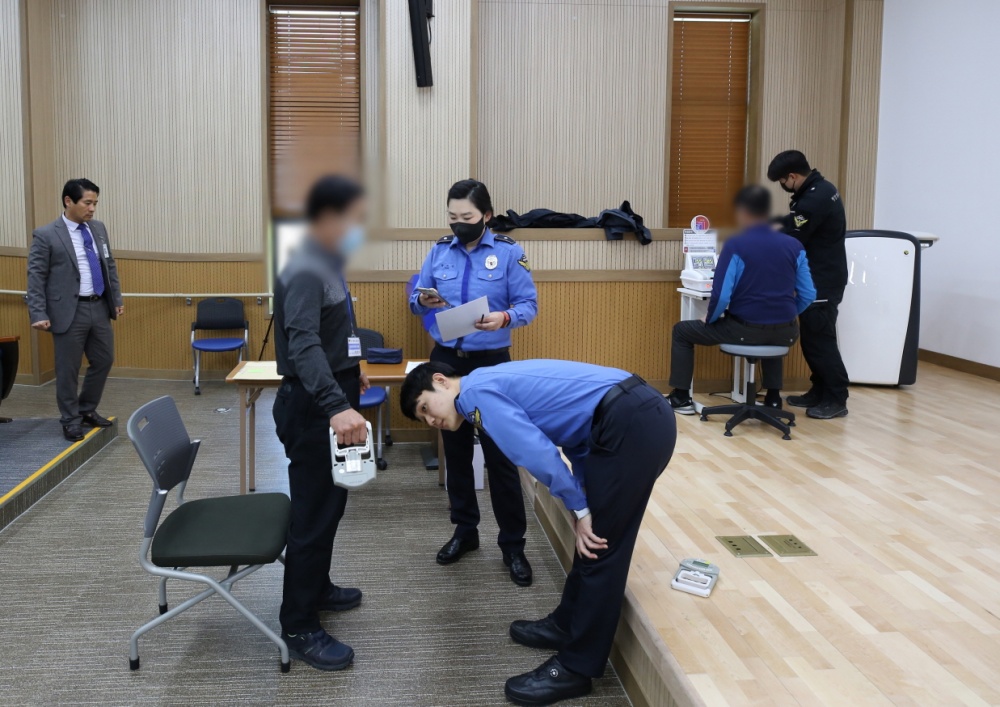 ▲ 체력검정 모습