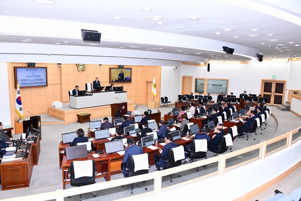 ▲ 여수시의회 본회의