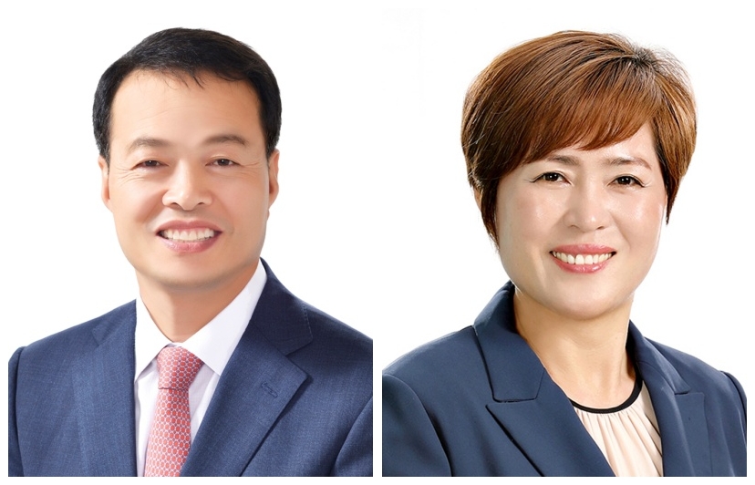 ▲ 송하진, 정현주 시의원