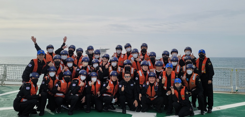 ▲ 해경교육원 신임경찰 단체 기념사진
