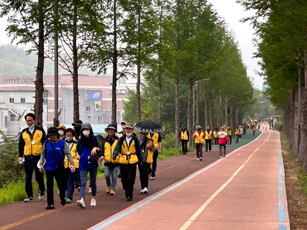 ▲ ‘제24회 혈관튼튼 힐링 건강 걷기’ 행사 모습