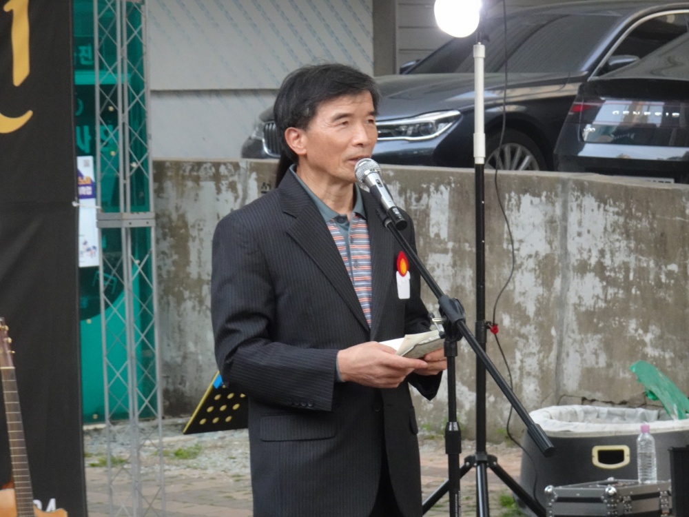 ▲여수비상시국회의 준비위원회 이현종 준비위원장