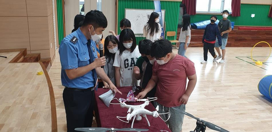 ▲ '찾아가는 드론체험 연구실' 현장