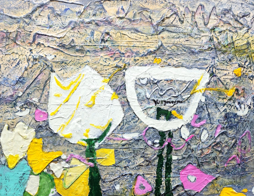 ▲ 행복한 편지I  (53.0x45.50cm, 캔버스에 아크릴)