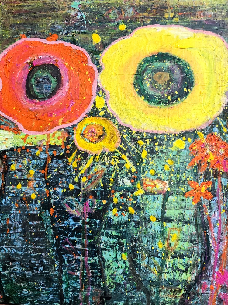 ▲ 행복한 편지Ⅲ (53.0x45.50cm, 캔버스에 아크릴)