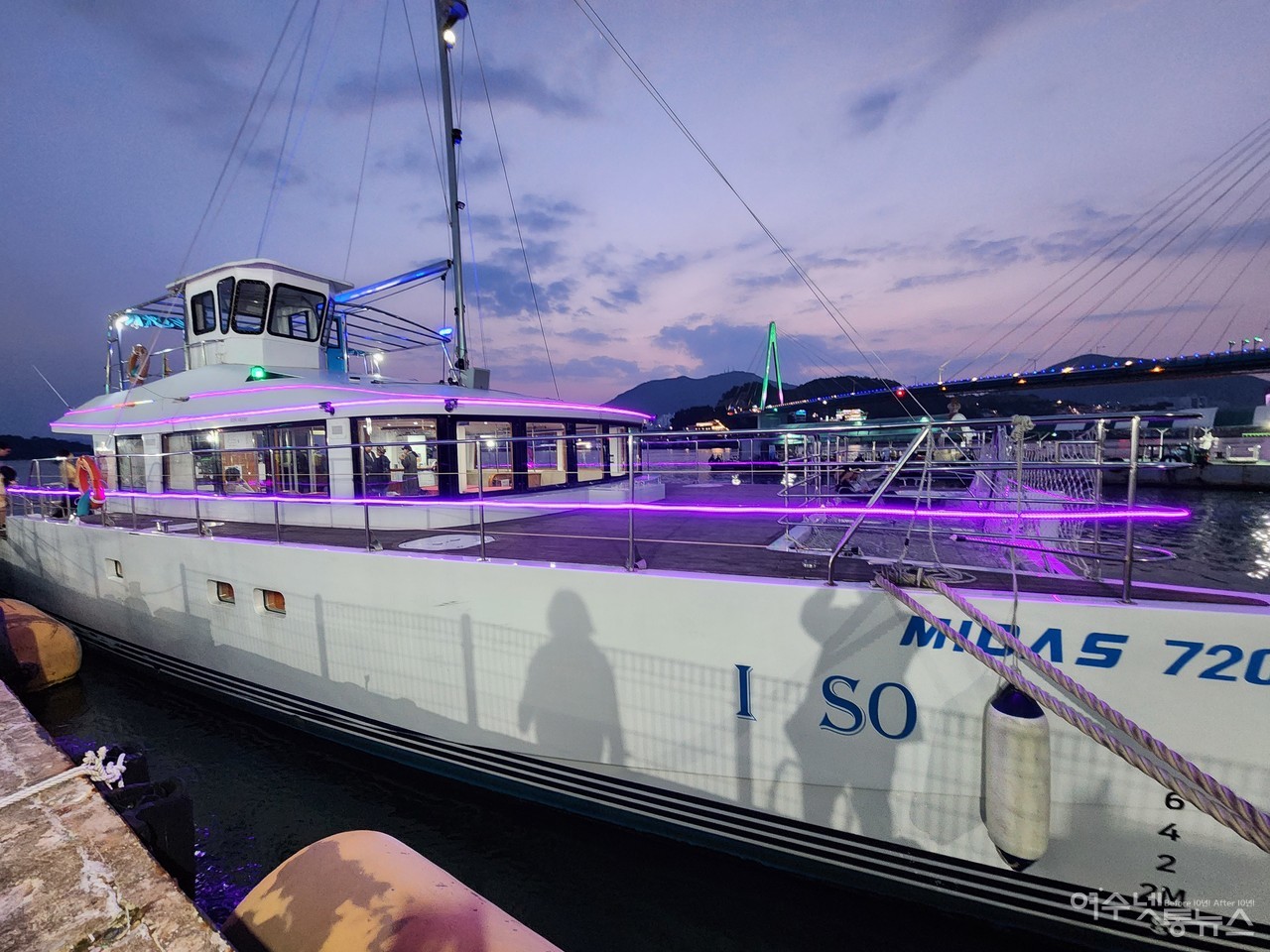 ▲ 국내 최대 메가요트 마이다스 720요트 ⓒ심명남