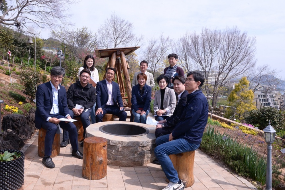 ▲ 여수형정원문화 활성화 정책연구회 현장활동.