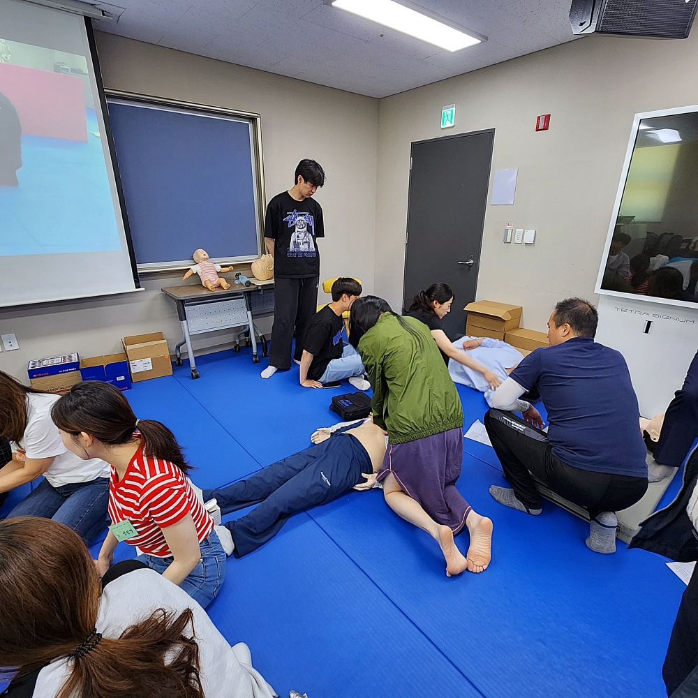 ▲ 심폐소생술 교육