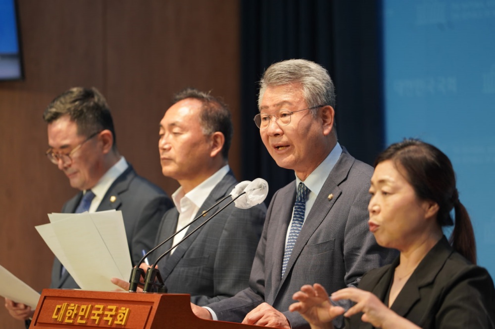 ▲ 더불어민주당 전남 국회의원 국회 소통관 공동기자회견