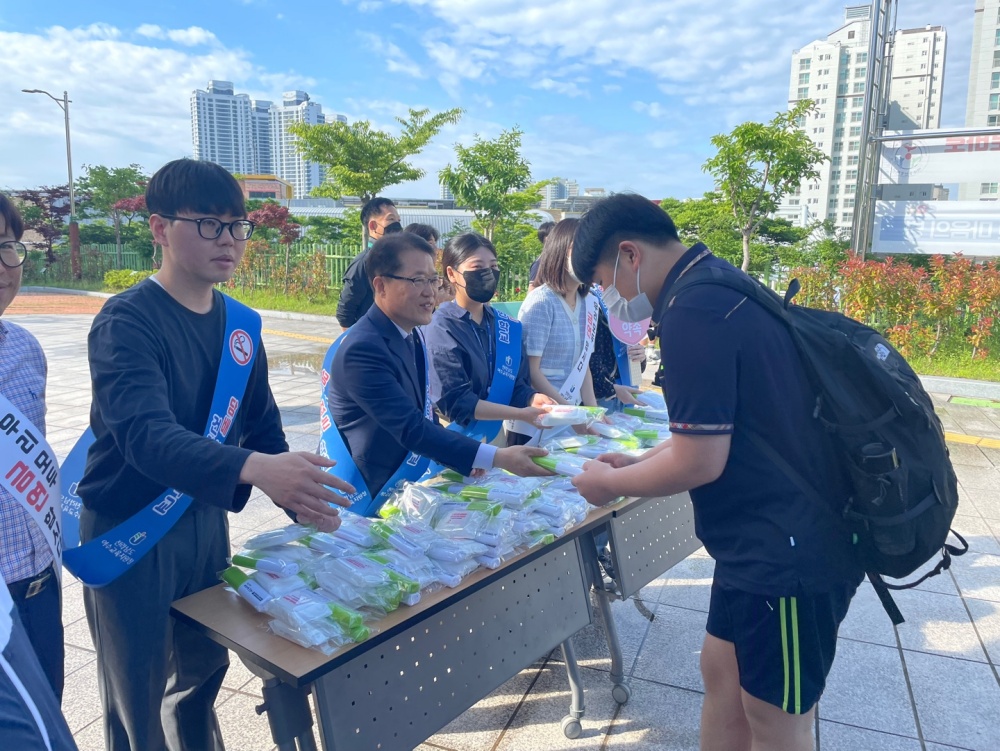 ▲ 여수교육청 학교흡연예방 캠페인