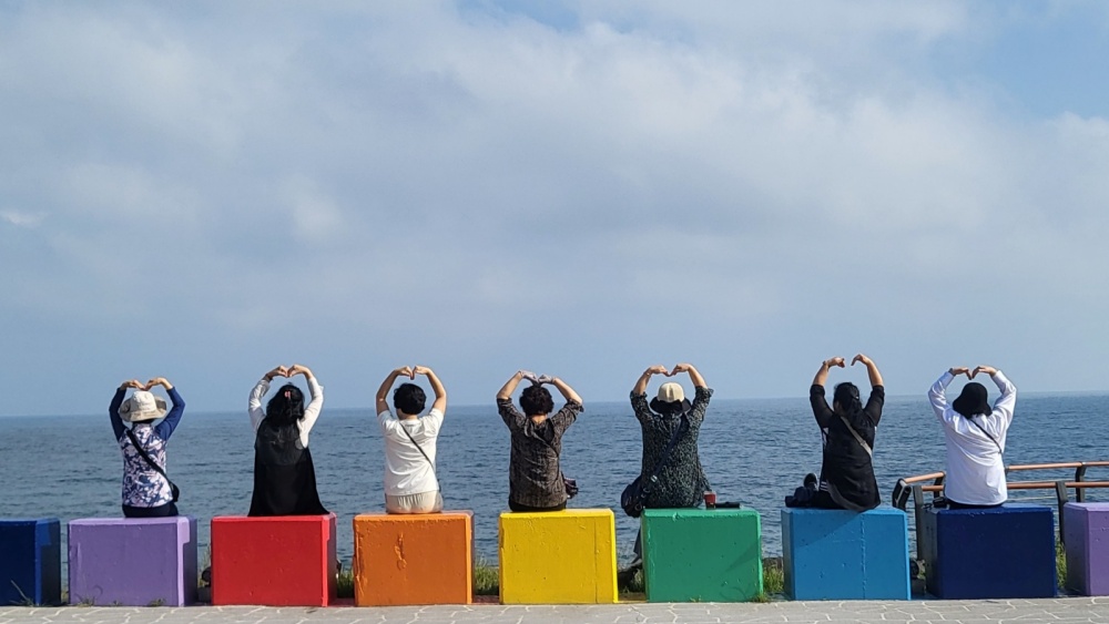 ▲ 제주도를 방문한 장애인 활동지원팀