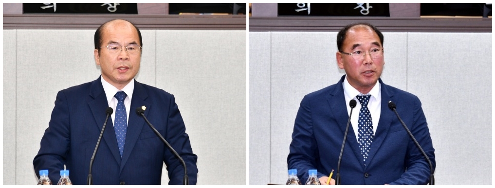 ▲ 김행기‧박영평 여수시의원