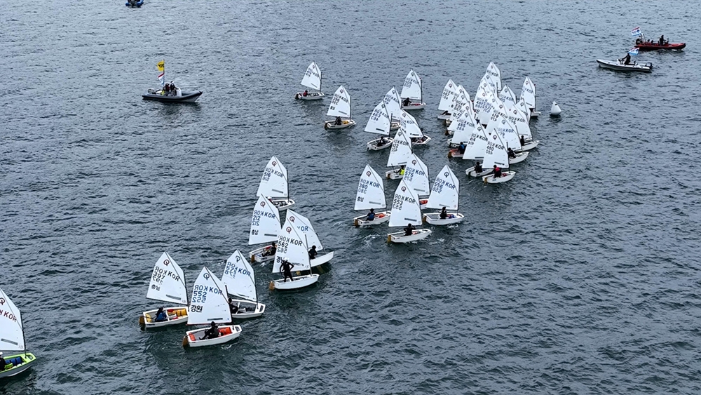 ▲ 제20회 해양경찰청장배 전국요트대회 경기 모습 ⓒ정종현