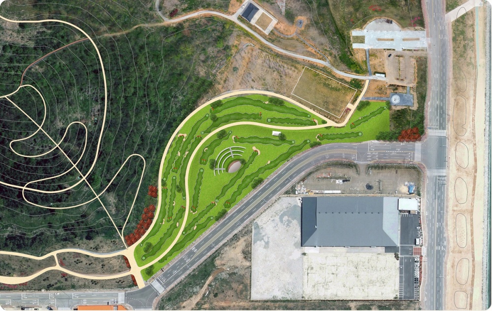 ▲ 장도파크골프장 계획도