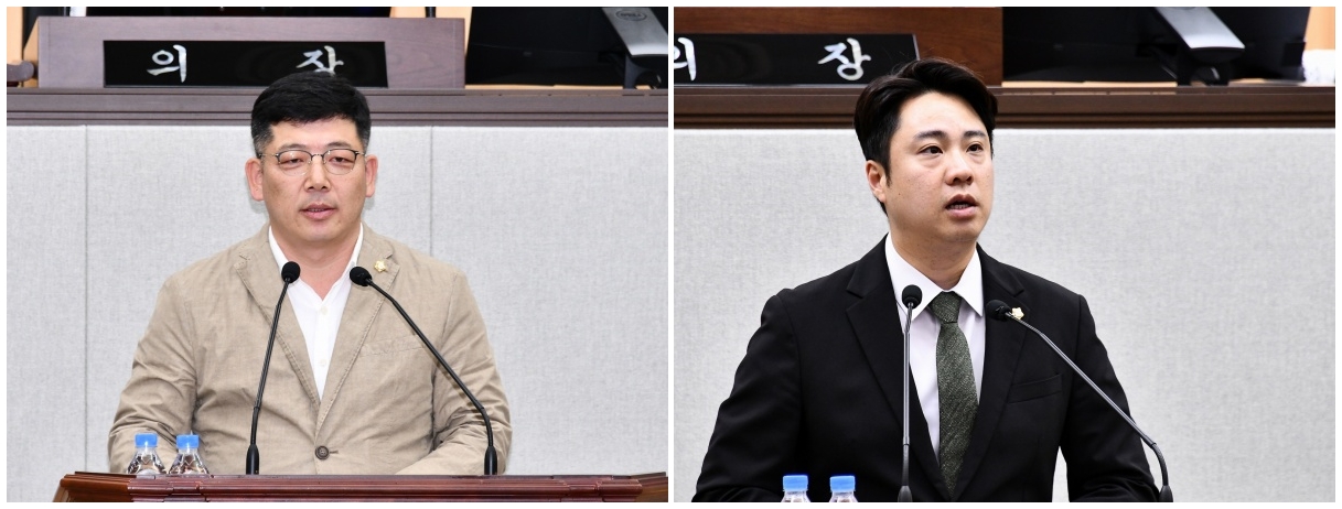 ▲ 구민호‧이석주 여수시의원