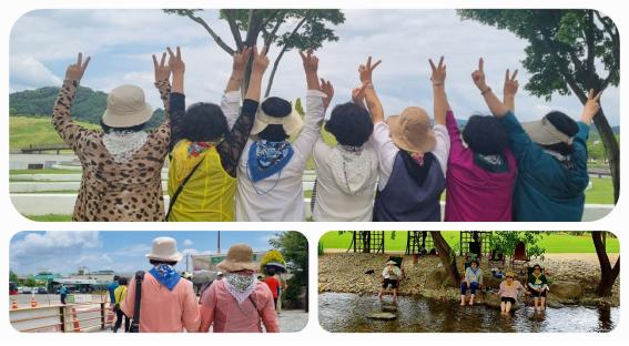 ▲ 순천 정원박람회 관람중인 활동지원사 선생님