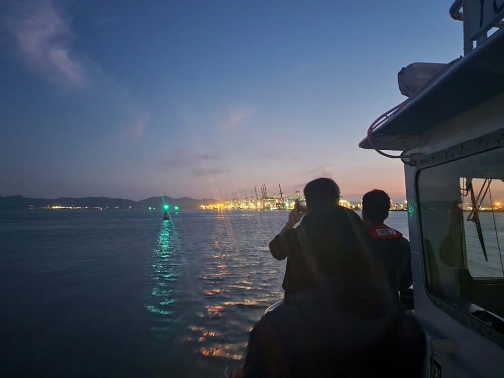 ▲ 여수지방해양수산청 항로 점검