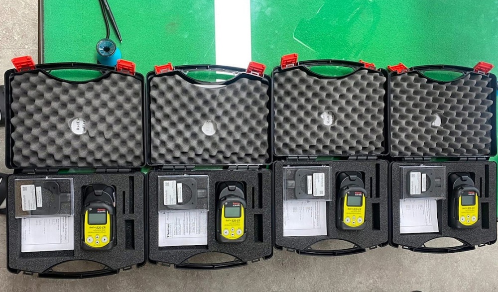 ▲  휴대용 방사능 측정기