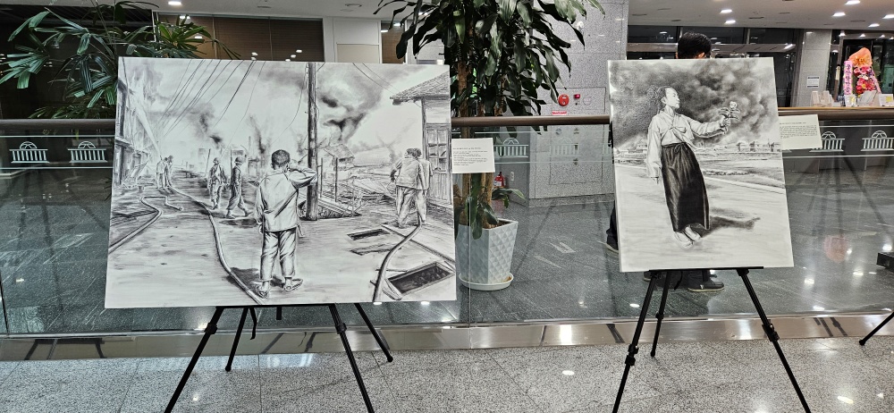 ▲ 박금만 화백 작품