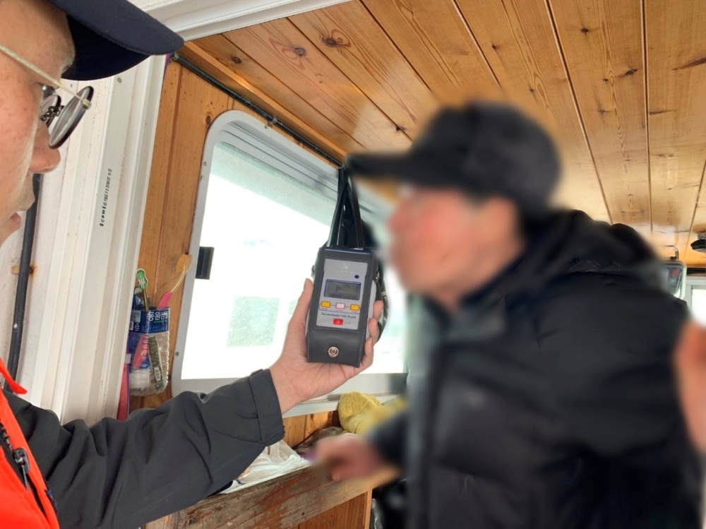 ▲ 여수해경 음주 운항 특별단속