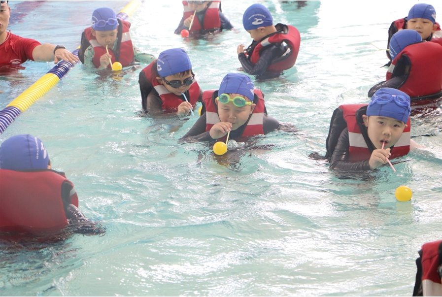 ▲유아생존수영 프로그램 