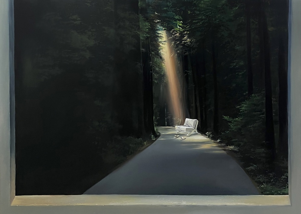 ▲ 배혜미, Infinite road (72.7x100cm, 캔버스에 오일)