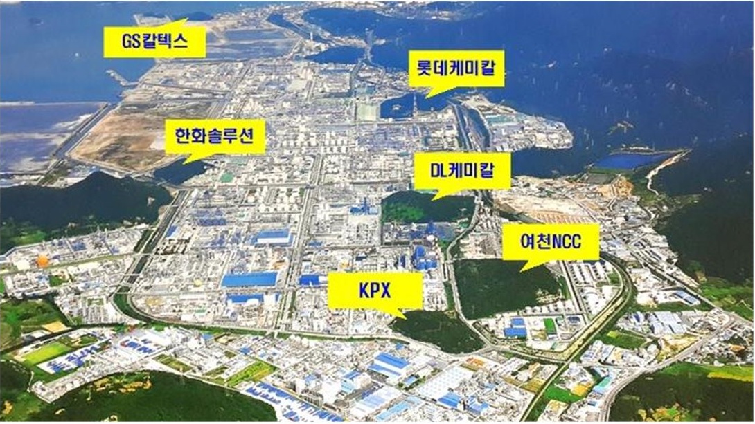 ▲ 여수산단 입주기업 ⓒ송하진 여수시의원 제공