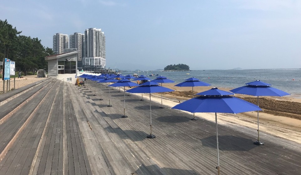 ▲웅천해수욕장