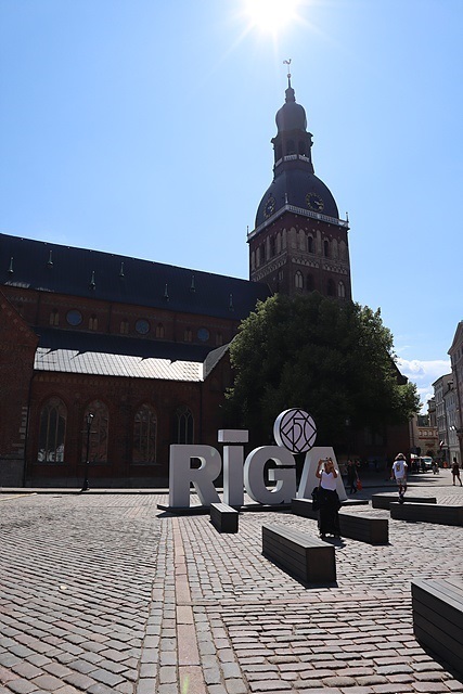 ▲ 라트비아 수도 리가를 상징하는 돔성당 모습ⓒ 오문수