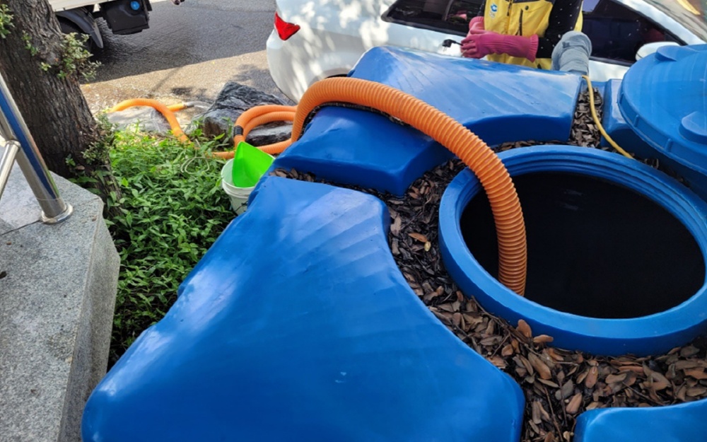 ▲ 민방위 비상급수시설 물탱크