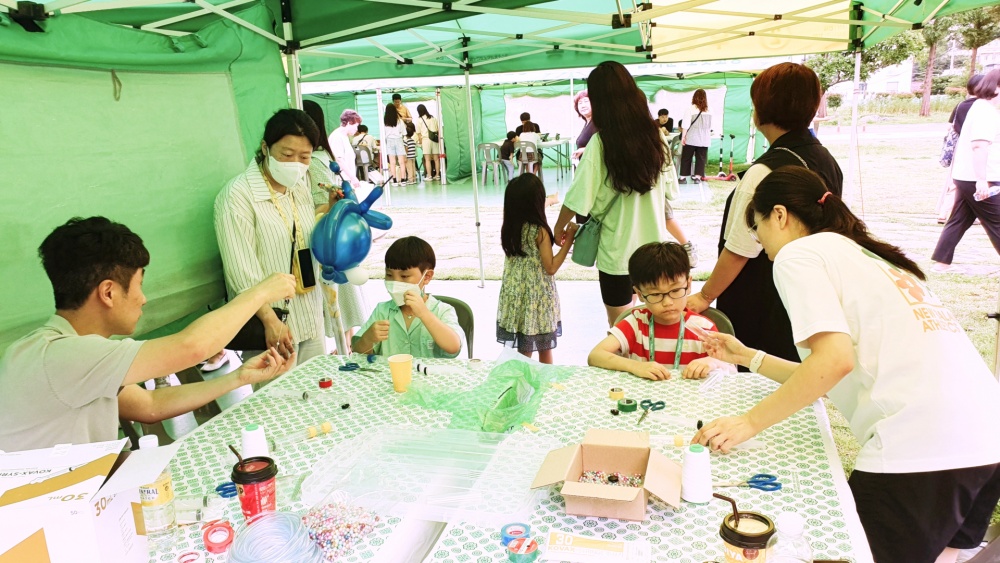 ▲ '2023. 여·행·토 창의융합 과학체험 한마당’ 현장