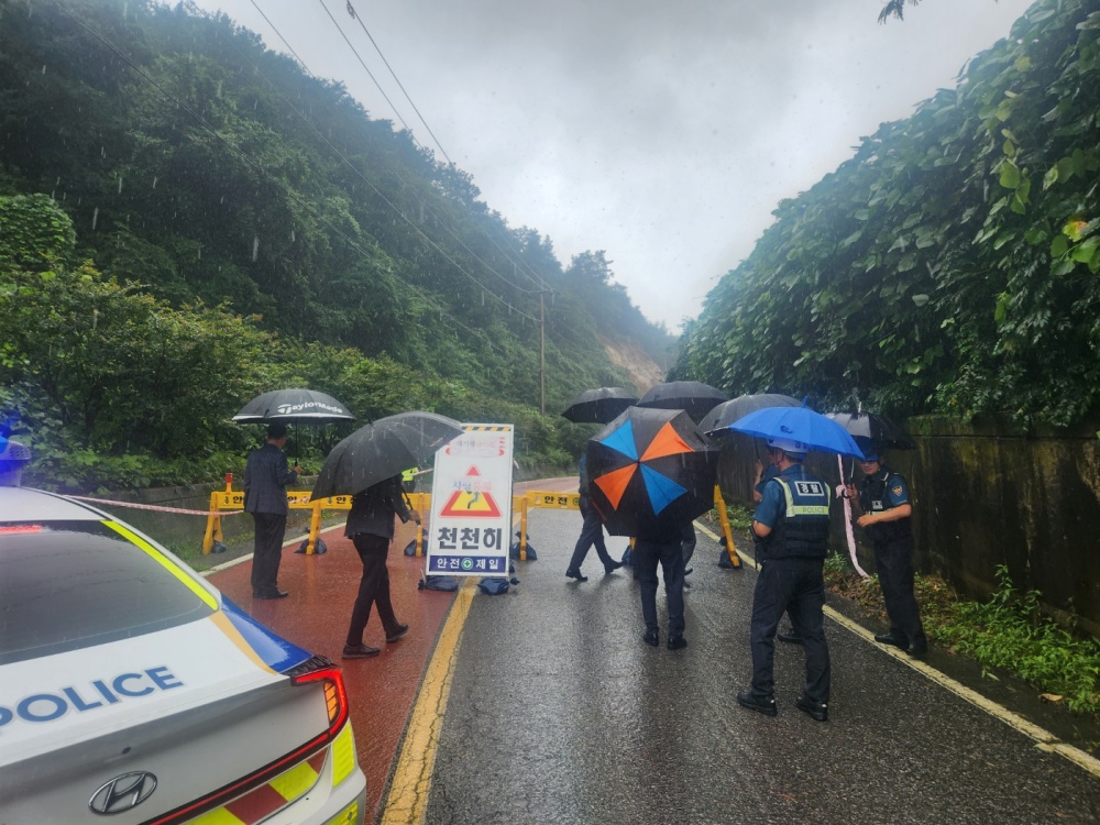 ▲ 현장 점검 중인 전남경찰청