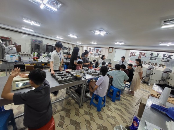 ▲ 제과제빵 체험활동