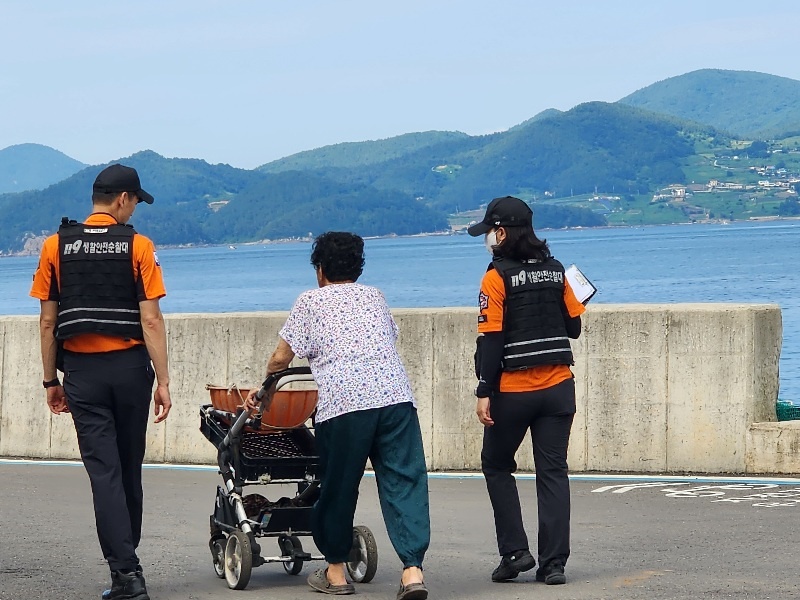 ▲ 적금리 생활안전순찰대 활동