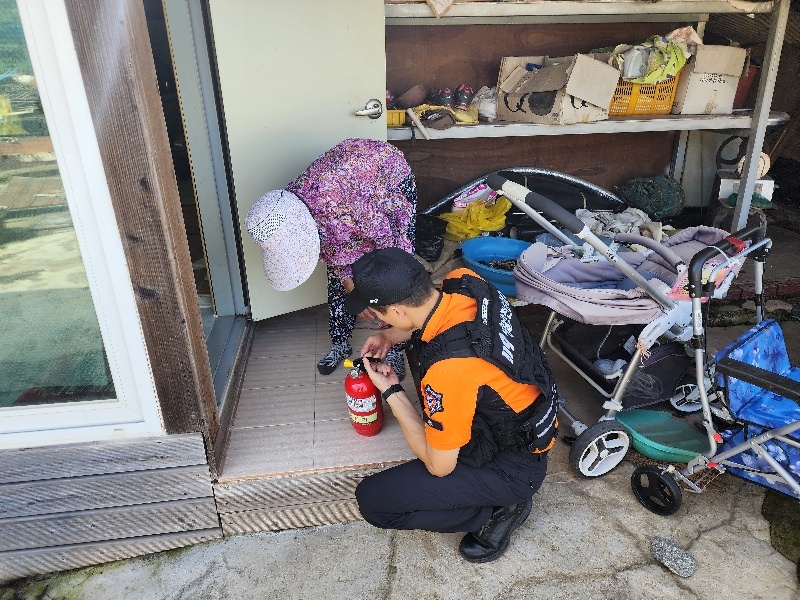 ▲  적금리 생활안전순찰대 활동