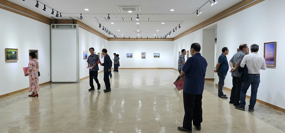 ▲ 한국예총 여수지회 주관 '제6회 행복초대전' 현장
