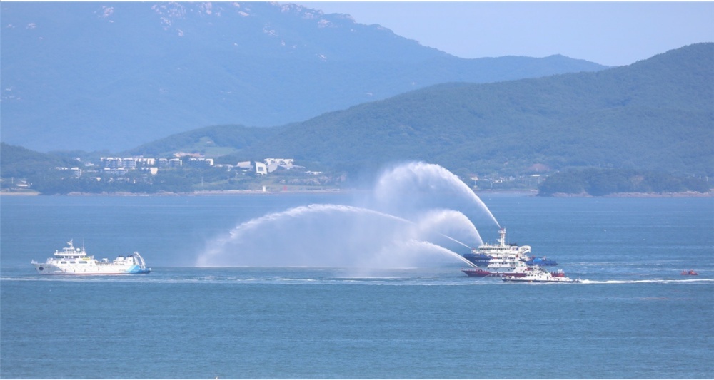 ▲ 민·관·군 합동 해양사고 훈련