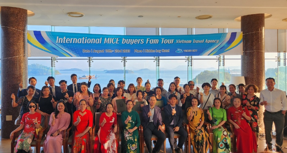 ▲ 베트남 여행사 임직원 전남 팸투어