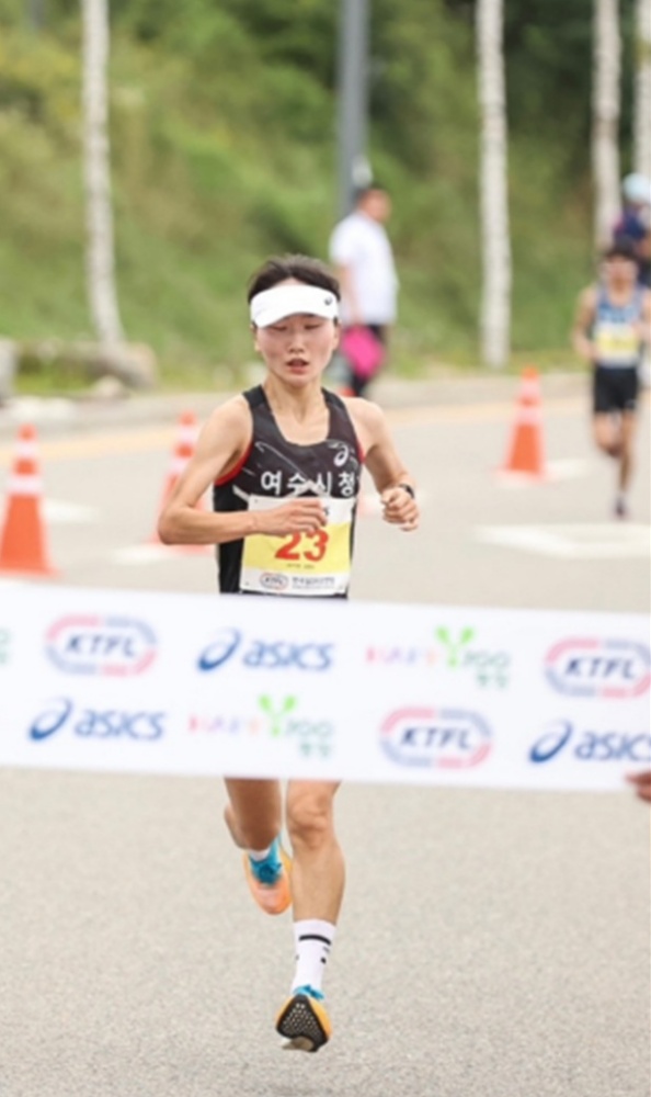▲ 여수시청 육상팀 김은미 선수