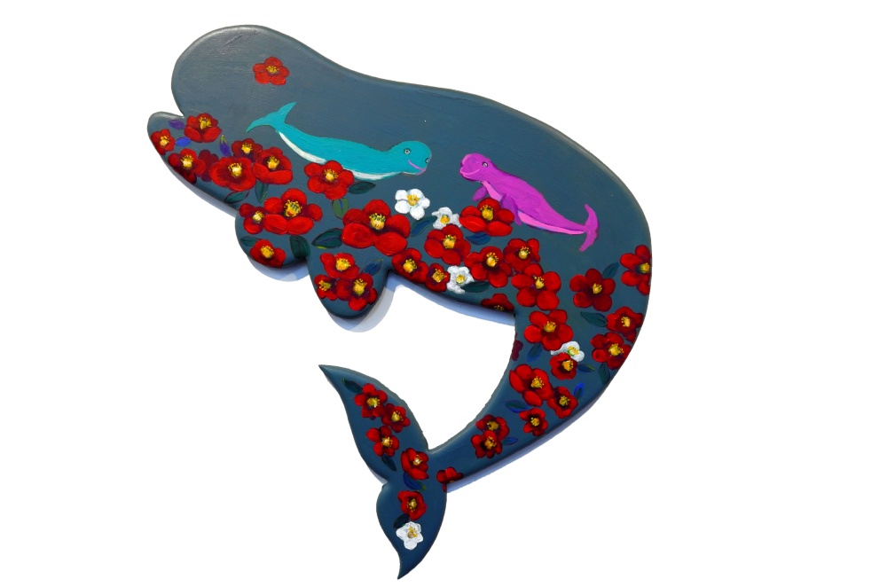 ▲상괭이1 (Acrylic  on  shape panel)