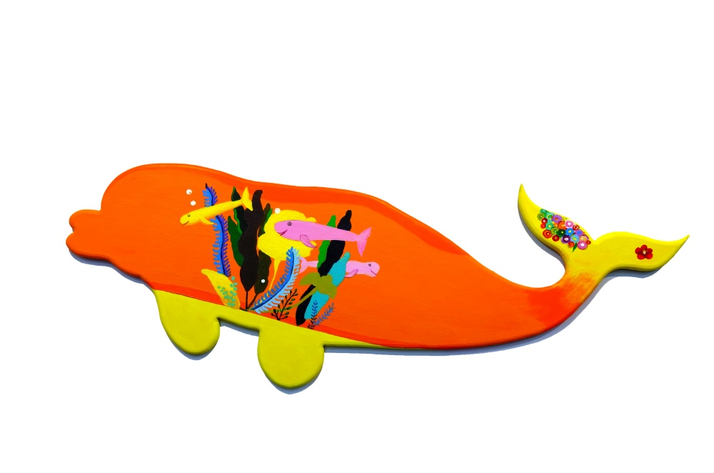 ▲ 상괭이5 (Acrylic  on  shape panel)