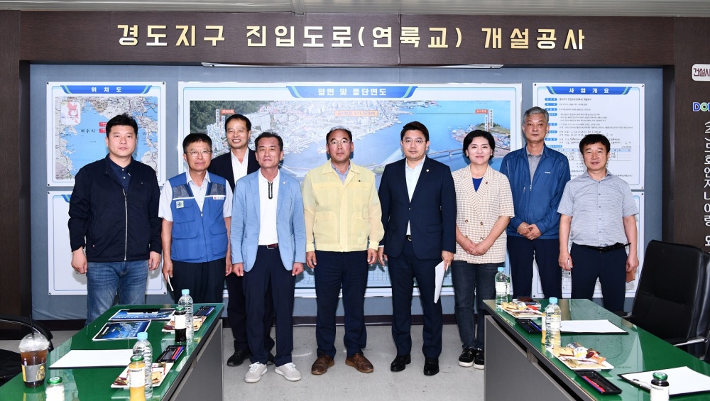 ▲ 해양도시건설위원회 현장활동 모습