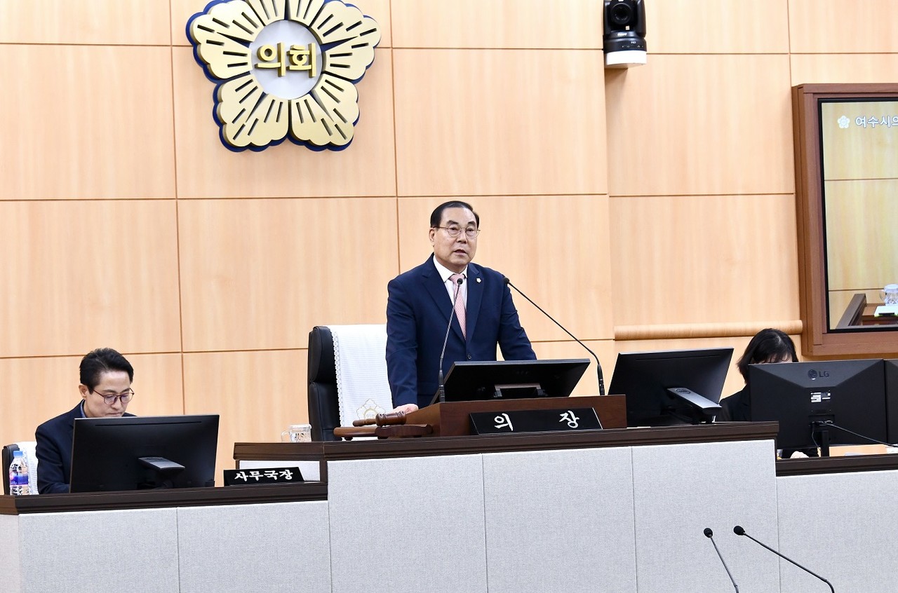▲ 여수시의회 임시회