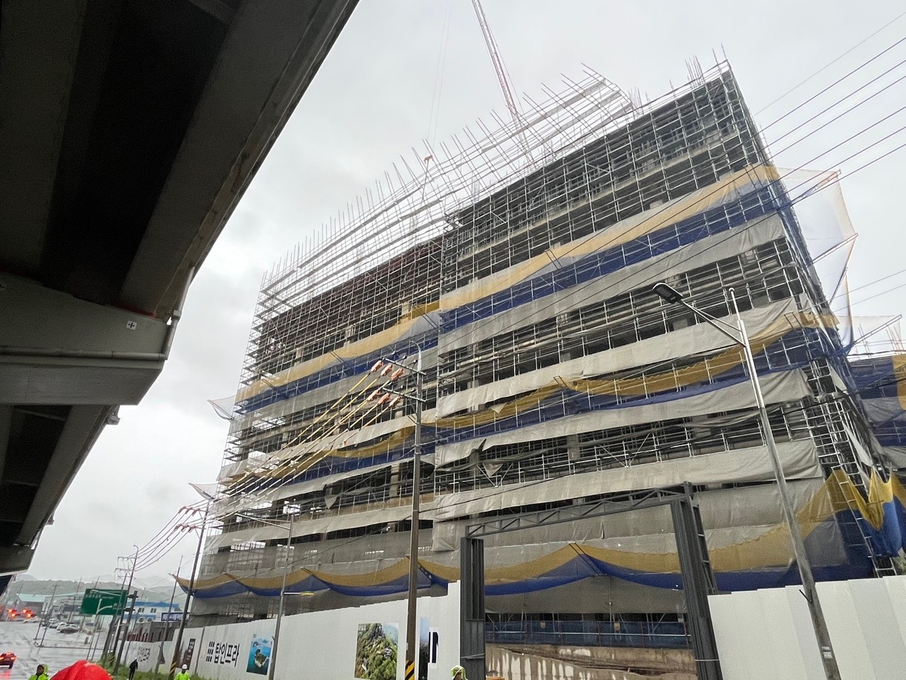 ▲여수 주삼동 건설 공사현장 ⓒ여수넷통 자료사진