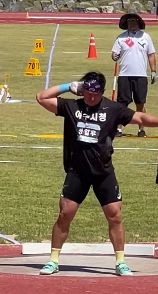 ▲ 여수시청 육상팀 정일우