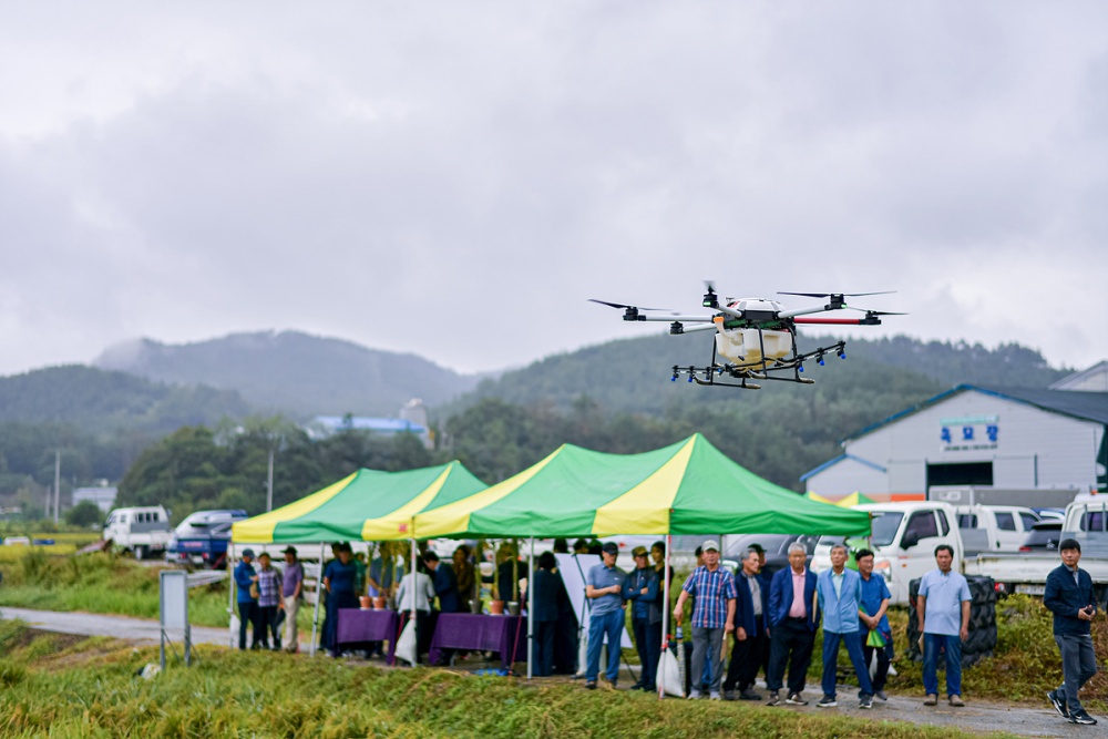 ▲ 소라면 대곡마을서 열린 종합평가회