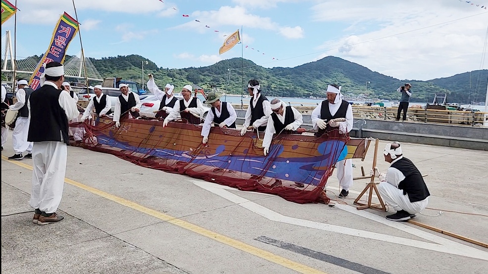 ▲ 전라남도무형문화재 ‘거문도뱃노래’ 공개행사