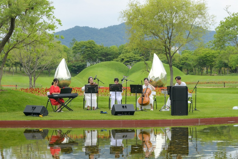 ▲ 노을정원에서 열린 가든클래식.